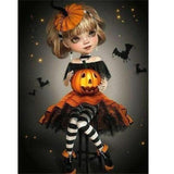 Pumpkin Girl - Halloween Collection Diamond Art
