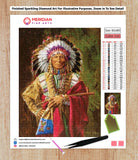 Red Indian Chief - Diamond Art Kit