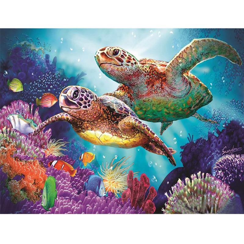 Sea Turtles - Diamond Art Kit – Meridian Fine Arts