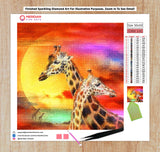 African Giraffes - Diamond Art Kit