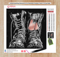 Army Boots - Diamond Art Kit