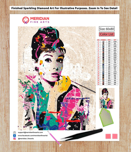 Audrey Hepburn - Diamond Art Kit