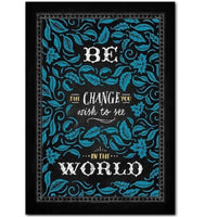 Be The Change You Wish To See In The World Blackboard - Diamond Art Kit
