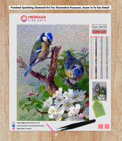 Blue Tit Birds - Diamond Art Kit