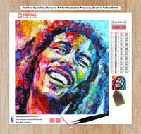 Colorful Bob Marley - Diamond Art Kit