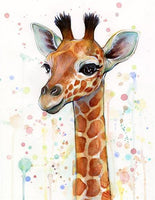 Colorful Giraffe 10 - Diamond Art Kit