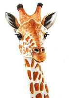 Colorful Giraffe 7 - Diamond Art Kit