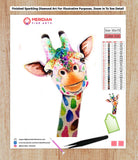 Colorful Giraffe 9 - Diamond Art Kit