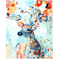 Colorful Abstract Deer
