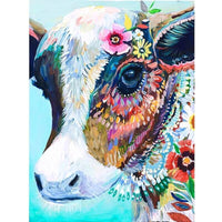 Colorful Cow - Diamond Art Kit
