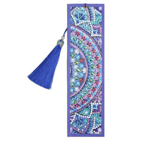 Diamond Art Leather Bookmark With Tassel Collection 3