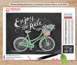 Enjoy The Ride Blackboard - Diamond Art Kit