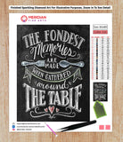 Fondest Memories Blackboard - Diamond Art Kit