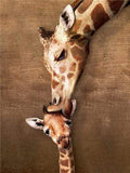 Giraffe Love - Diamond Art Kit