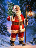 Santa with his Christmas tree