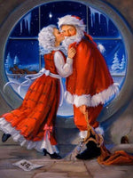 Santa's kiss from Mrs Santa