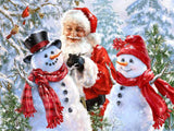 Snowmen With Santa