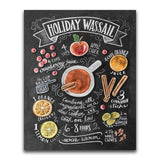 Holiday Wassail Blackboard - Diamond Art Kit