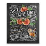 Hot Apple Cider Recipe Blackboard - Diamond Art Kit
