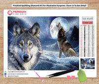 Howling Wolf - Diamond Art Kit