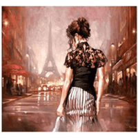 Lady in Paris - Diamond Art Kit