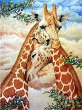 Lovely Giraffes - Diamond Art Kit