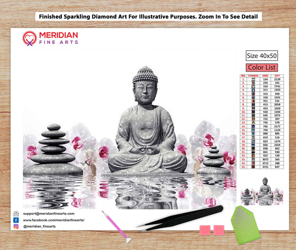 Meditating Buddha - Diamond Art Kit