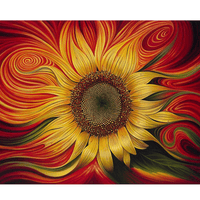 Mesmerized by a Sunflower - Diamond Art Kit