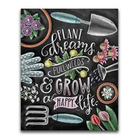 Plant Dreams Blackboard - Diamond Art Kit