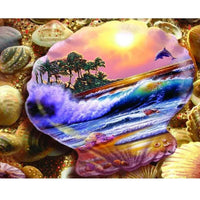 Seashell Sea View - Diamond Art