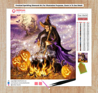 Spell Casting Witch - Diamond Art Kit