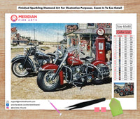 Two Harley's For The Road - Diamond Art Kit
