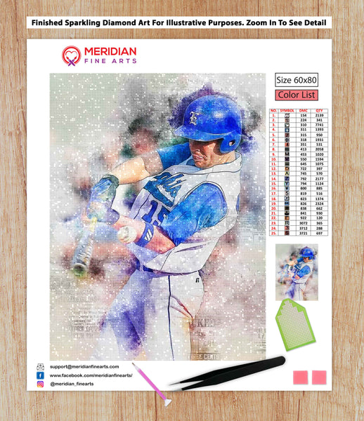 Baseball Batter - Diamond Art Kit