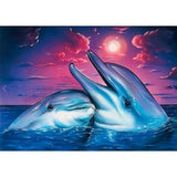 Dolphin Love - Diamond Art Kit