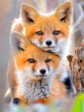 Fox Cubs - Diamond Art Kit