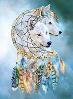 Wolf Dreamcatcher 4 - Diamond Art Kit